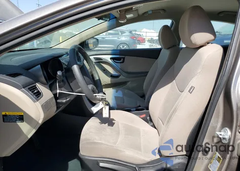 2014 Hyundai Elantra Se from USA, damaged, VIN 5NPDH4AE0EH539806